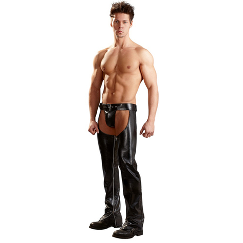 Men's Trousers : Chaps Artificial Leather