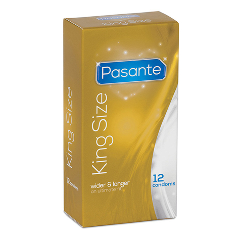 Condoms : Pasante King Size Condoms 12 Pcs