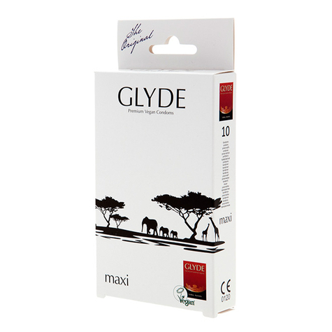 Condoms : Glyde Ultra Maxi 10 Large Condooms