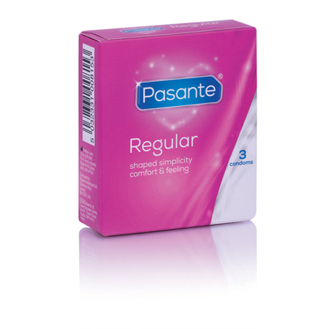Condoms : Pasante Regular Condoms 3 Pcs