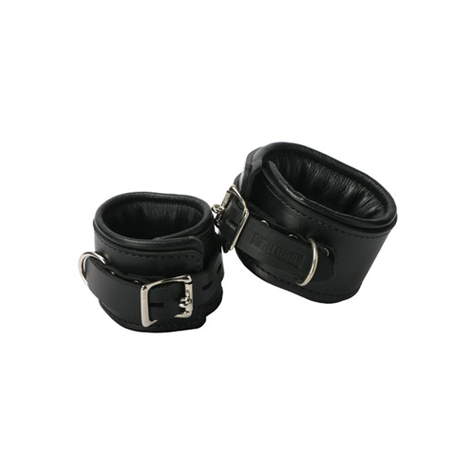 Handcuffs : Strict Leather Padded Premium Locking Wrist Restraints