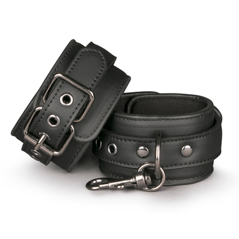Handcuffs : Black Leather Handcuffs