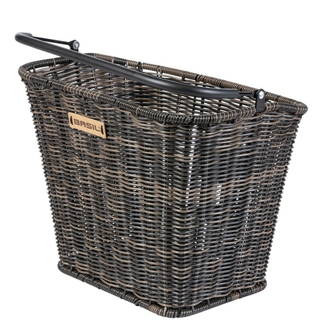 Front Wheel Basket Basil Bremen Rattan Look