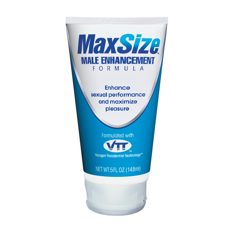 Erection Formulas Max Size Male Enhancement Cream - 148ml