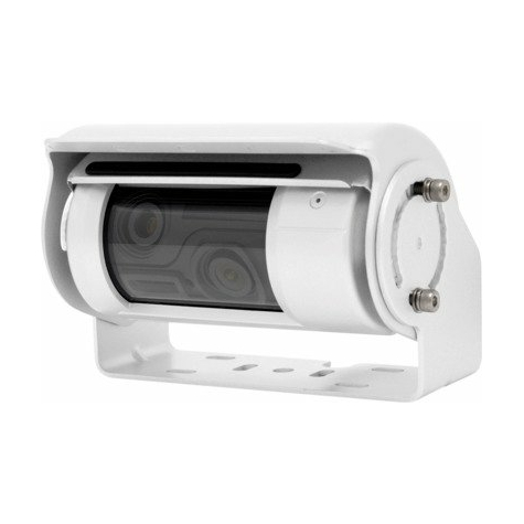 Carguard Rav-Md2 Shutter Double Rcd Camera, 700tvl, White 9-32v, Pal