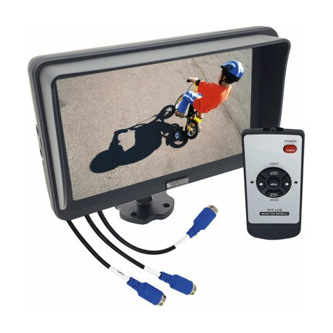 Carguard Rav-Mo 7hd 7 Inch Ahd Monitor, 3 Camera Inputs, 9-32v