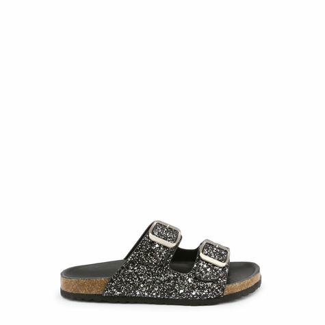 Schuhe & Flip Flops & Kinder & Shone & 026798_110_Nero-Glitter & Schwarz