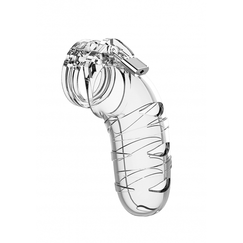 Cock Rings Chastity Device Model 05 - Chastity - 5.5" - Cock Cage - Transparent