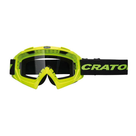 Mtb Brille Cratoni C-Rage               Neongelb Glanz, Scheibe Transparent     