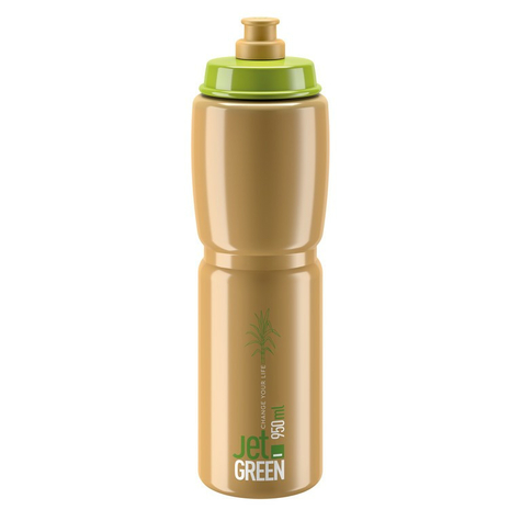 Trinkflasche Elite Jet Green            950ml, Grün/Braun                       