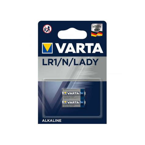 Bateria Varta Alcalina 4001 Lr1/Lady Blister (2-Pack) 04001 101 402