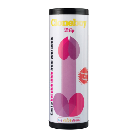 Conjunto De Impressão Cloneboy Vibrador Rosa Quente