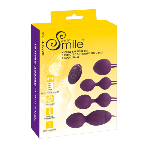 Conjunto De Bolas De Amor Doce Sorriso Exercício De 4 Peças S