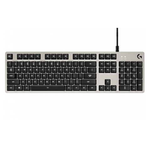 Logitech G413 Gaming Keyboard Mechanical, Silver