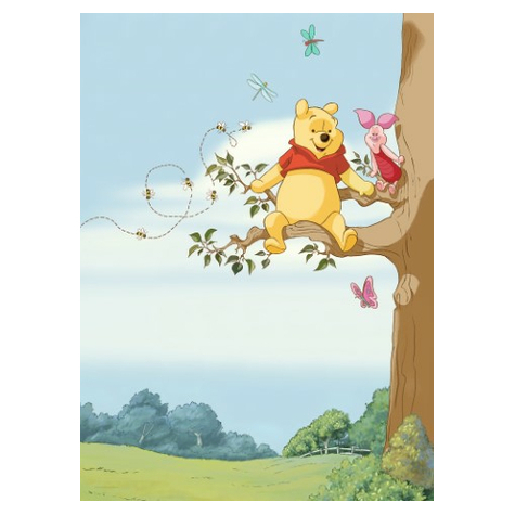 Photomurals  Photo Wallpaper - Winnie The Pooh Tree - Size 184 X 254 Cm