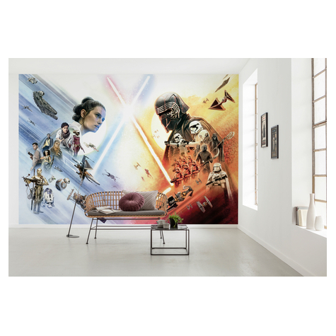 Paper Wallpaper - Star Wars Ep9 Movie Poster Wide - Size 368 X 254 Cm