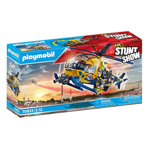 Playmobil Stuntshow - Air Stuntshow Filmcrew-Helikopter (70833)