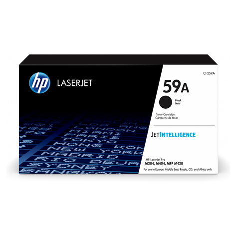 Cartucho De Toner Hp 59a Para Laserjet 3000 Páginas Preto Cf259a