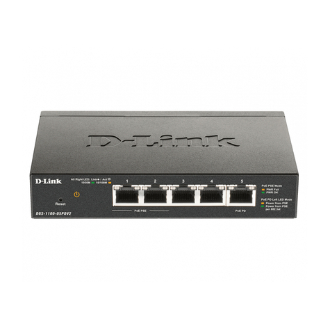 D-Link 5 Portas Gigabit Poe Powered Smart Managed Switch Dgs-1100-05pdv2