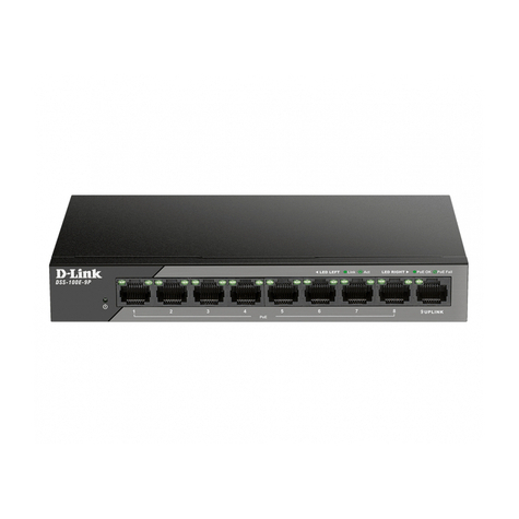 D-Link Fast Ethernet Poe Switch De Vigilância Não Gerenciado Dss-100e-9p