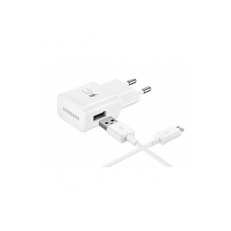 Cabo Samsung Tipo C - Carregador Usb- 2a - Brancobulk - Ep-Ta200ewe+Ep-Dg970