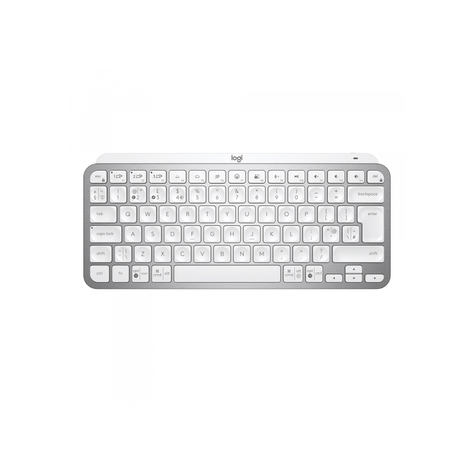 Logitechmx Keys Mini Bluetooth Tastatur - Beleuchtet Hellgrau - 920-010480
