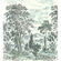 Non-Woven Wallpaper - Highland Trees - Size 250 X 280 Cm